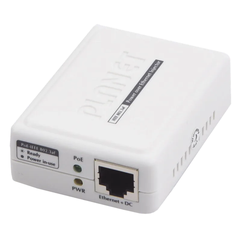 Inyector PoE 802.3af de 1 Puerto Gigabit 10/100/1000 Mbps (End-Span) PLANET POE-152