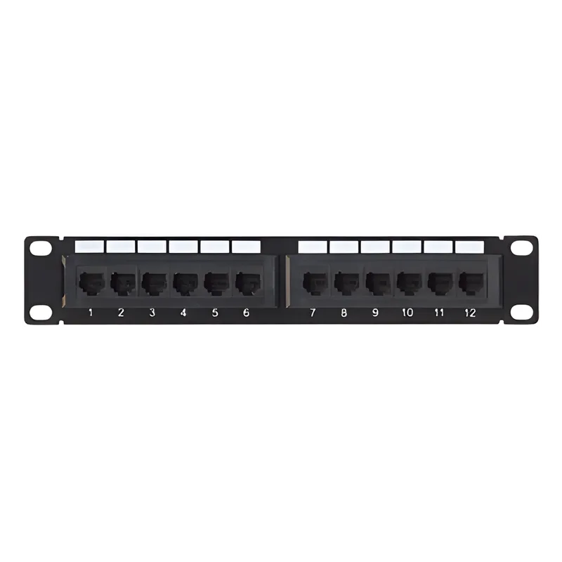 Panel de parcheo de impacto (110) UTP de 12 puertos Cat6, 10in LINKEDPRO BY EPCOM LP-PP-601