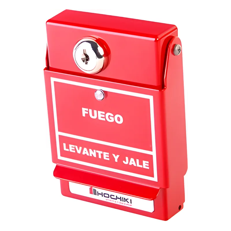 Estación Manual Direccionable De Doble Acción, En Español, Con Llave (0600-01570) HOCHIKI DCP-AMS-KL-LP/S