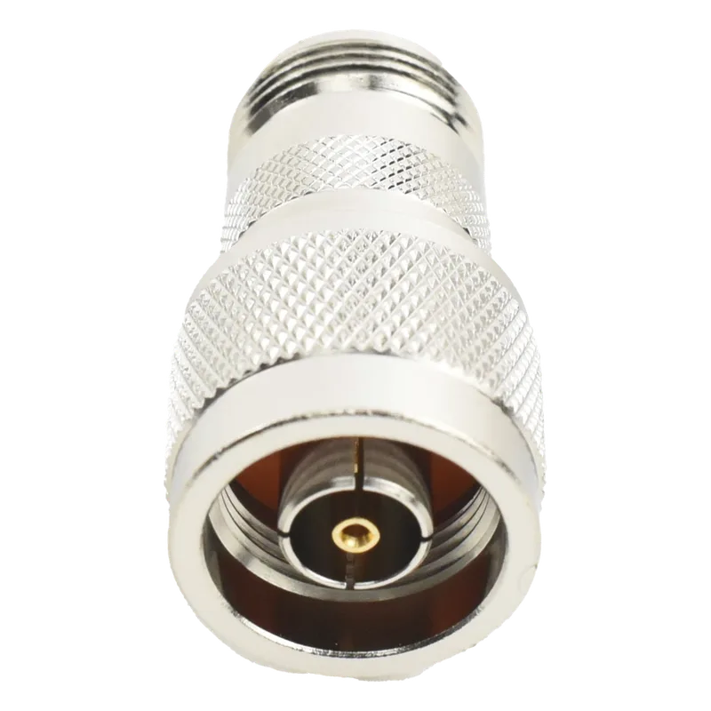 Adaptador en Línea, de Conector N Macho Inverso a N Hembra, Níquel/ Oro/ Teflón. RF INDUSTRIES,LTD RP-1016