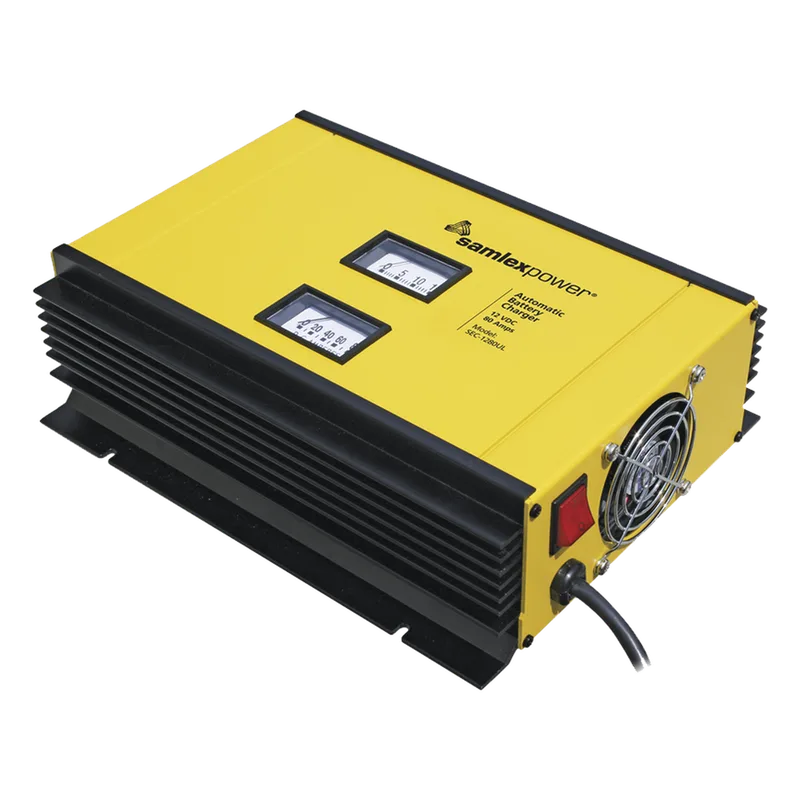 Cargador para Baterías SAMLEX 12V, 80 A / Bancos de 750 a 850 Ah / (Bajo pedido) SEC1280UL