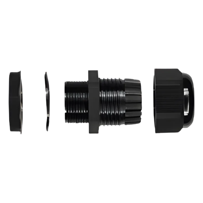 Conector Glandula Negro PG-9.9 mm para Exteriores. 563-NG-9512