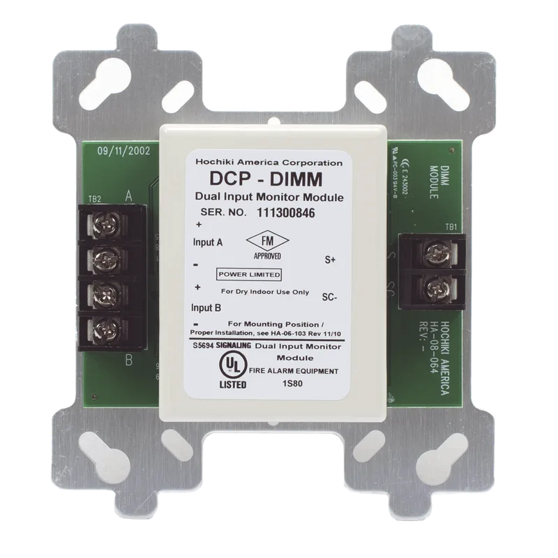 Módulo Direccional De Monitoreo Doble Entrada (0400-01850) HOCHIKI DIMM