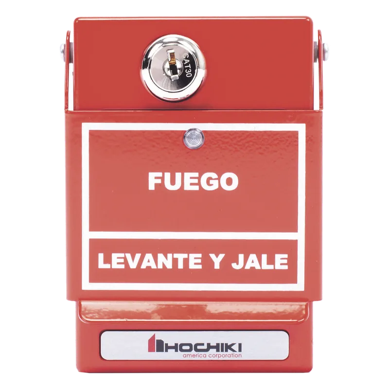 Estación Manual Direccionable De Doble Acción, En Español, Con Llave (0600-01570) HOCHIKI DCP-AMS-KL-LP/S