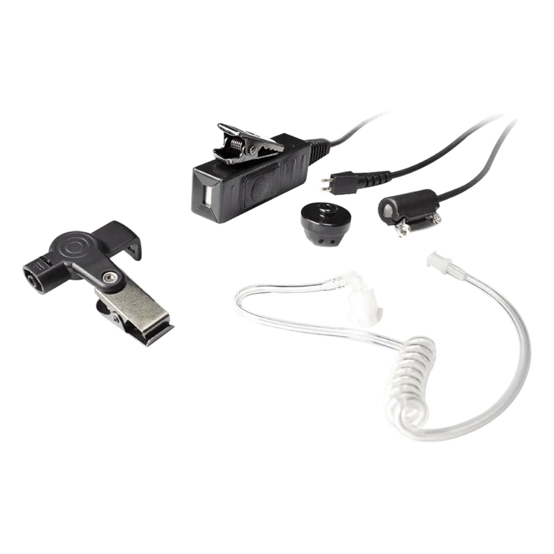 Micrófono - audífono de tres cables con tubo acústico de grado médico con conector multipin para HYTERA y TELOX TXPRO TX885H02