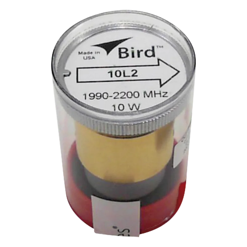 Elemento de 10 Watt en linea 7/8" para Wattmetro BIRD 43 en Rango de Frecuencia de 1990-2200 MHz. BIRD TECHNOLOGIES 10L2