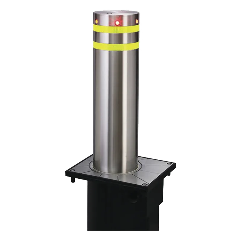 Pilona o Bolardo Neumático / 100% Acero Inoxidable / Alta Velocidad / 275MM Diámetro / Acabado de Lujo ACCESSPRO XB-275