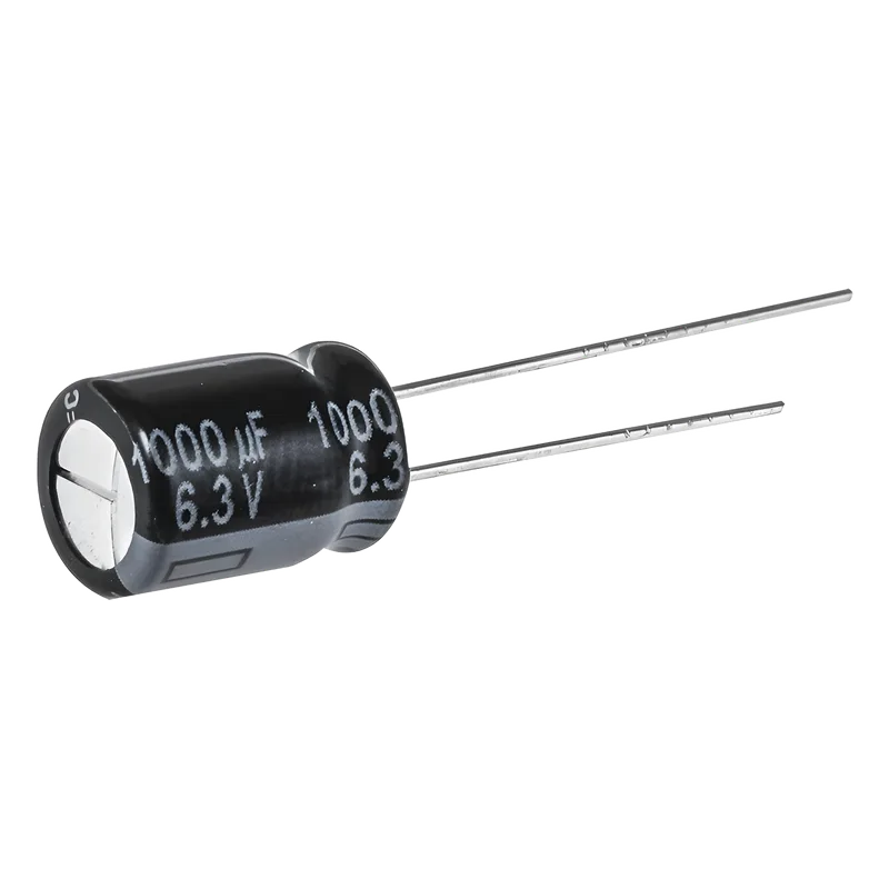Capacitor Electrolítico Radial de Aluminio, 1000 UF, 16V, 10x16 mm, 20% 6-EEU-FR1C102