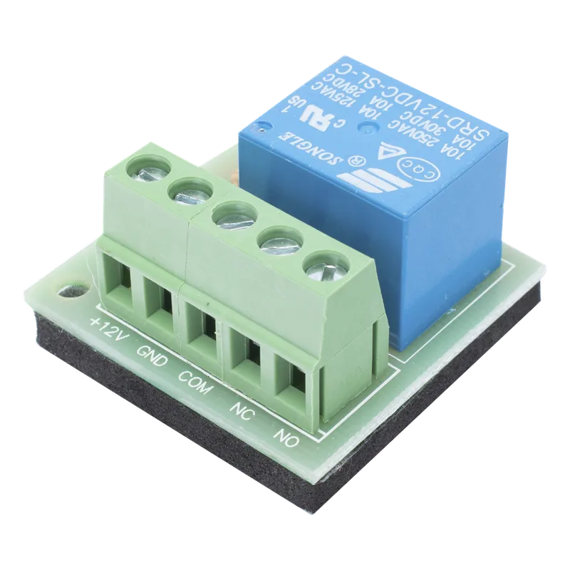 Módulo de relevador 12 VCC con salida NO/NC/COM 3A / ideal para interbloqueo de puertas en control de acceso ACCESSPRO PRORELAY