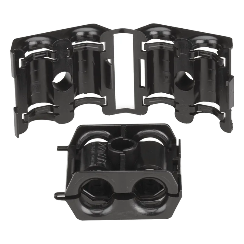 Sujetador Doble de Plástico para Cable con Diámetro de 6 a 8 mm (0.24 a 0.31 Pulgadas). Paquete de 10 Piezas ANDREW / COMMSCOPE 68M-CLICK