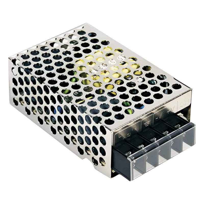Fuente de Poder Industrial Conmutada 25W de Potencia, 24Vcc, 1.1A MEANWELL RS-25-24