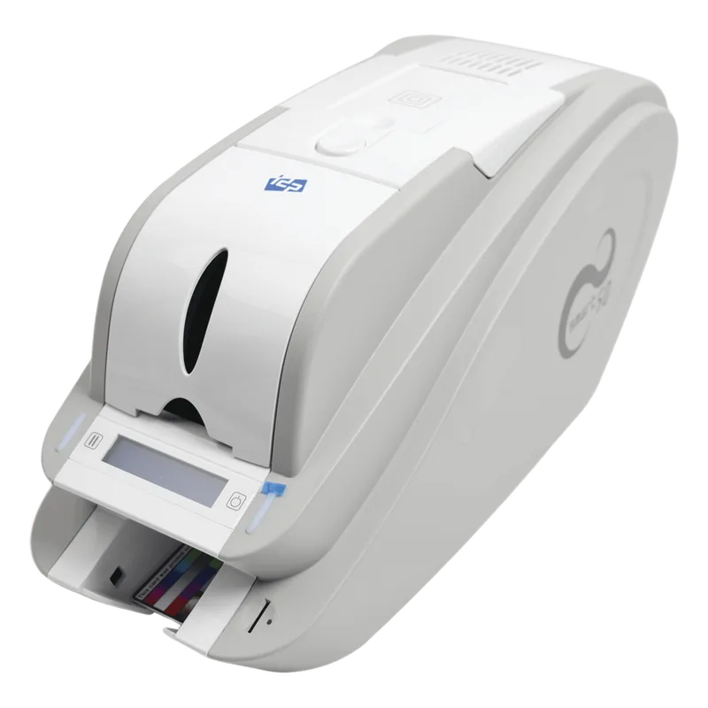 Kit de Impresora de tarjetas de PVC/ Cinta 250 impresiones/ Paq 100 tarjetas PVC/ Software / Impresión UN SOLO LADO / Laminación opcional IDP SMART50-SK