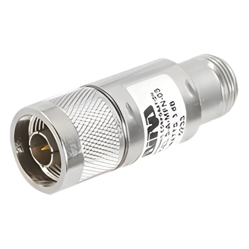 Atenuador en Línea de 3 dB, 5 Watt Máximo, CD-4 GHz, Conectores N Macho-Hembra. BIRD TECHNOLOGIES 5AMFN-03