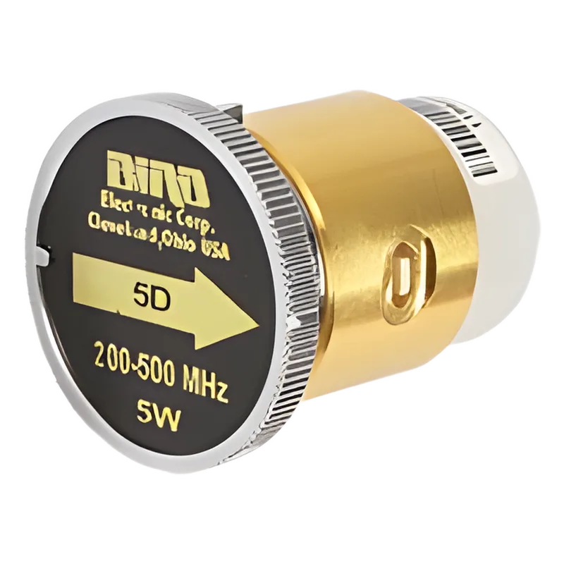 Elemento de 5 Watt en Línea 7/8" para Wattmetro BIRD 43 en Rango de Frecuencia de 200 a 500 MHz. BIRD TECHNOLOGIES 5D
