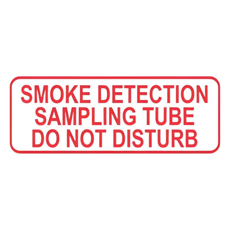 Etiqueta de identificación para tubería de aspiración, paquete con 125 piezas SAFE FIRE DETECTION INC. RP-5217