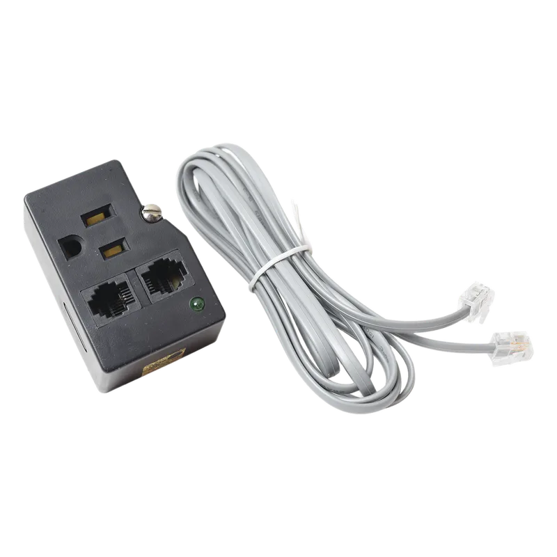 Protector Plug 120 V / 15 A / 40,000 A / Telco RJ11 / LED Diagnóstico y Tornillo Fijación DITEK DTK1FF