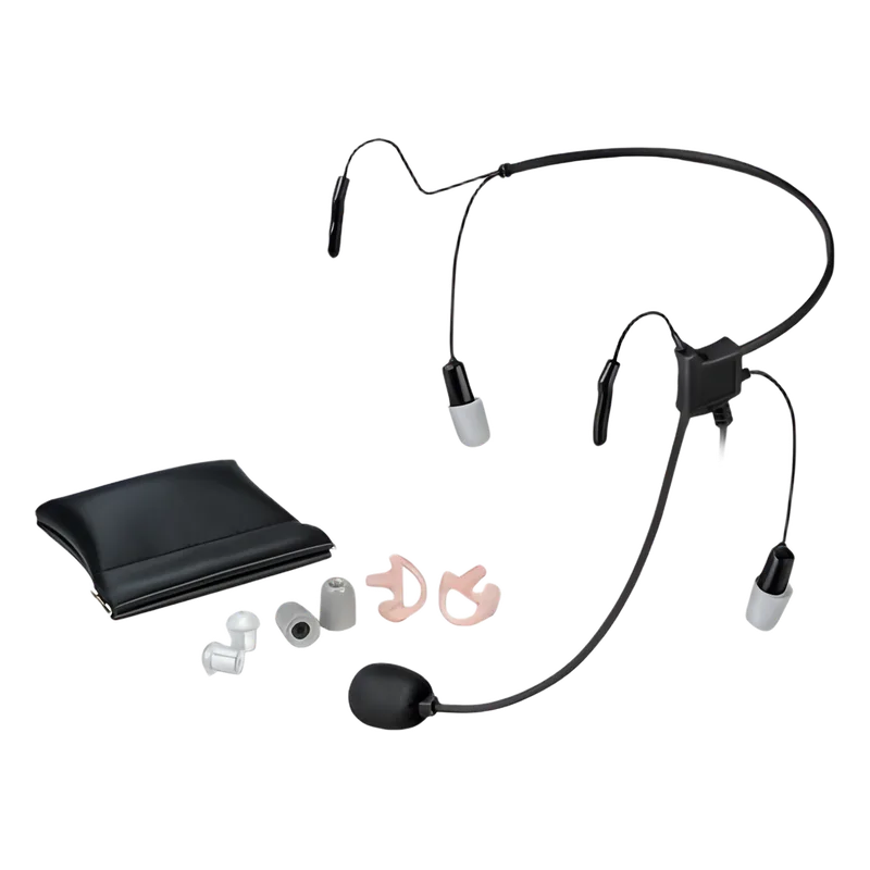 Diadema HURRICANE II para KENWOOD NX-200/300/410, TK-480/2180/3180 OTTO V4-HN2KB1