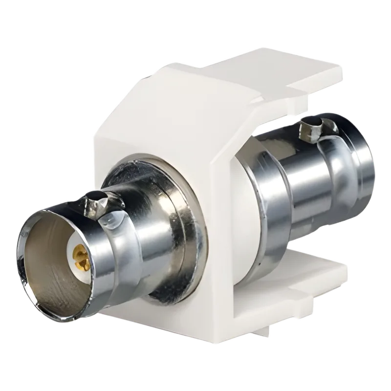 Módulo Acoplador Coaxial Tipo BNC, Keystone, de 50 Ohms, Color Blanco PANDUIT NKBNCMWHY