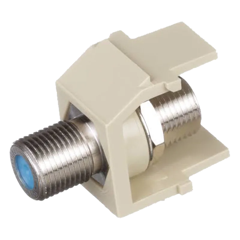 Módulo Acoplador Coaxial Tipo F, Keystone, de 75 Ohms, 3.0 GHz, Color Marfil PANDUIT NKFEI