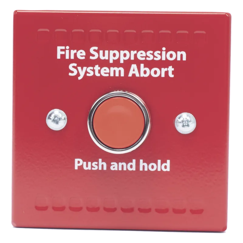 Botón De Aborto Para Panel De Supresión De Incendio HCVR-3R Serie FirePro Xtinguish (0100-16560) HOCHIKI HCVR-AS-R