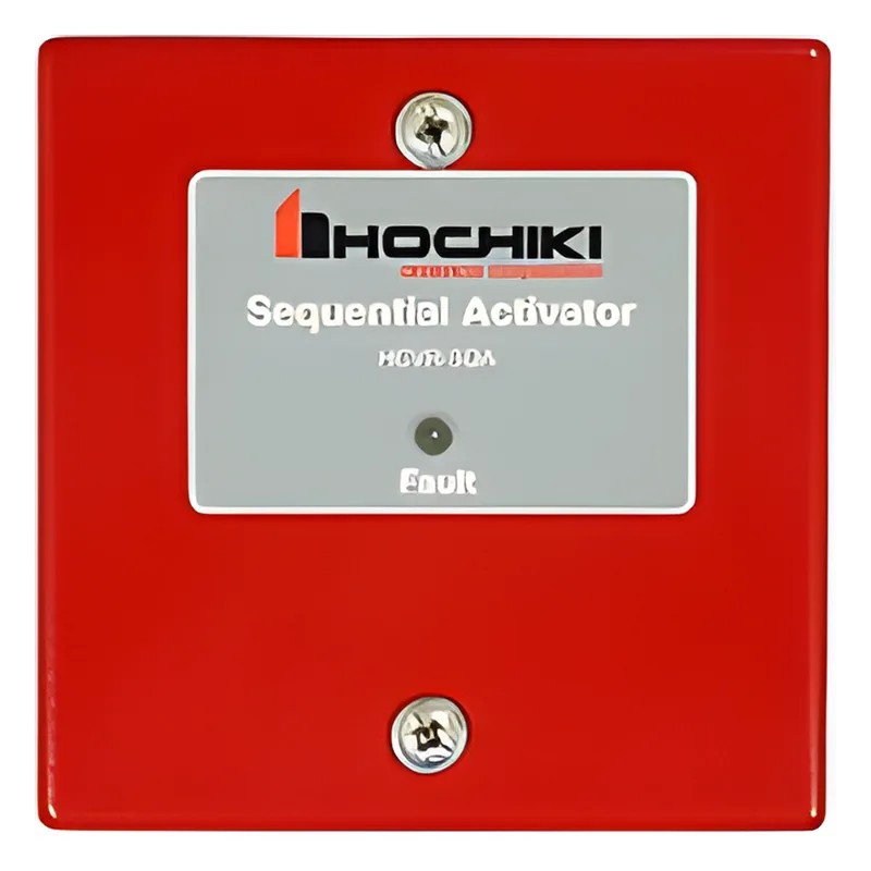 Activador secuencial FIREPRO XTINGUISH ™ para HCVR-3, ROJO (0100-16600) HOCHIKI HCVR-SQA