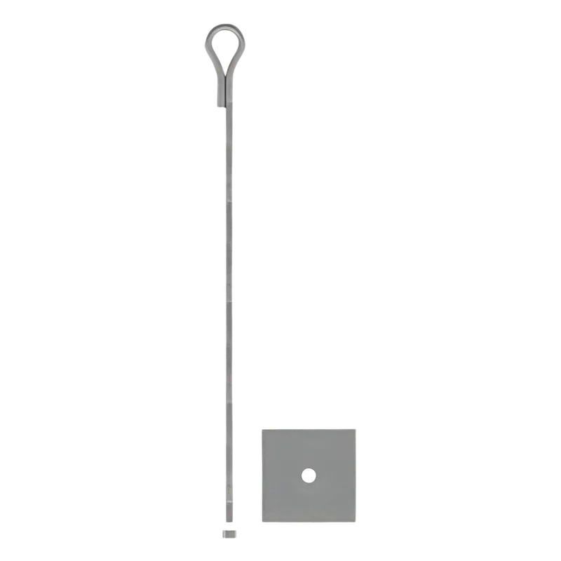 Ancla para Retenida para Muro con Ojo de Llave Galvanizado electrolítico. TOWERS SAP-01J