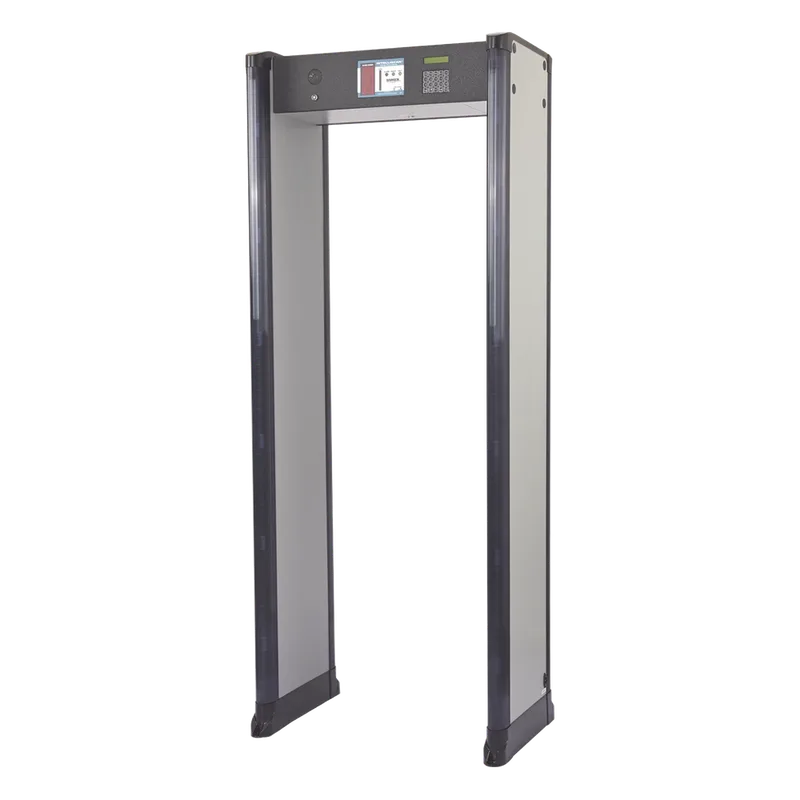 Arco Detector de Metales de 6 Zonas con Anclaje para Fijarse al Piso. Incluye Sensor IR para evitar falsas Alarmas / Certificado por la Administración Federal de Aviación de EE. UU. (FAA) RANGER SECURITY DETECTORS INTELL-26-ZIR