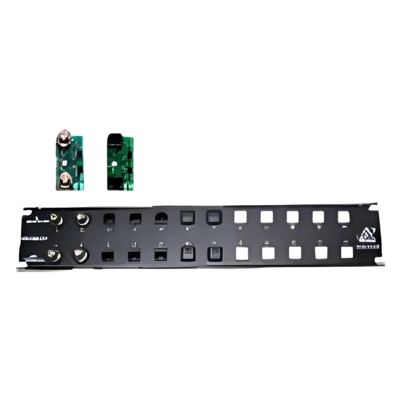 Placa frontal para 12 módulos con conexión BNC para instalaciones en rack ( No se incluyen los módulos ) DITEK DTKRM12FP