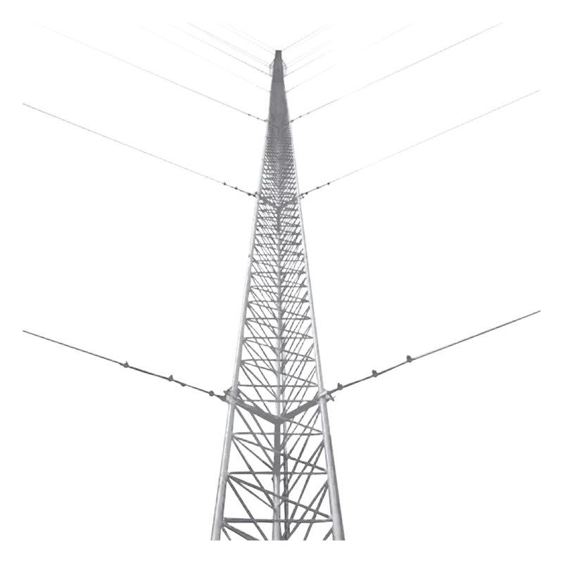 Kit de Torre Arriostrada de Piso de 6 m Altura con Tramo STZ35G Galvanizada por Inmersión en Caliente (No incluye retenida). TOWERS KTZ-35G-006