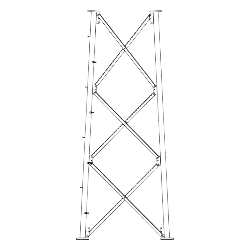 Sección 9 Intermedia para Torre Autosoportada línea SSV (Código de Fábrica: 9NH) ROHN SSV9NH