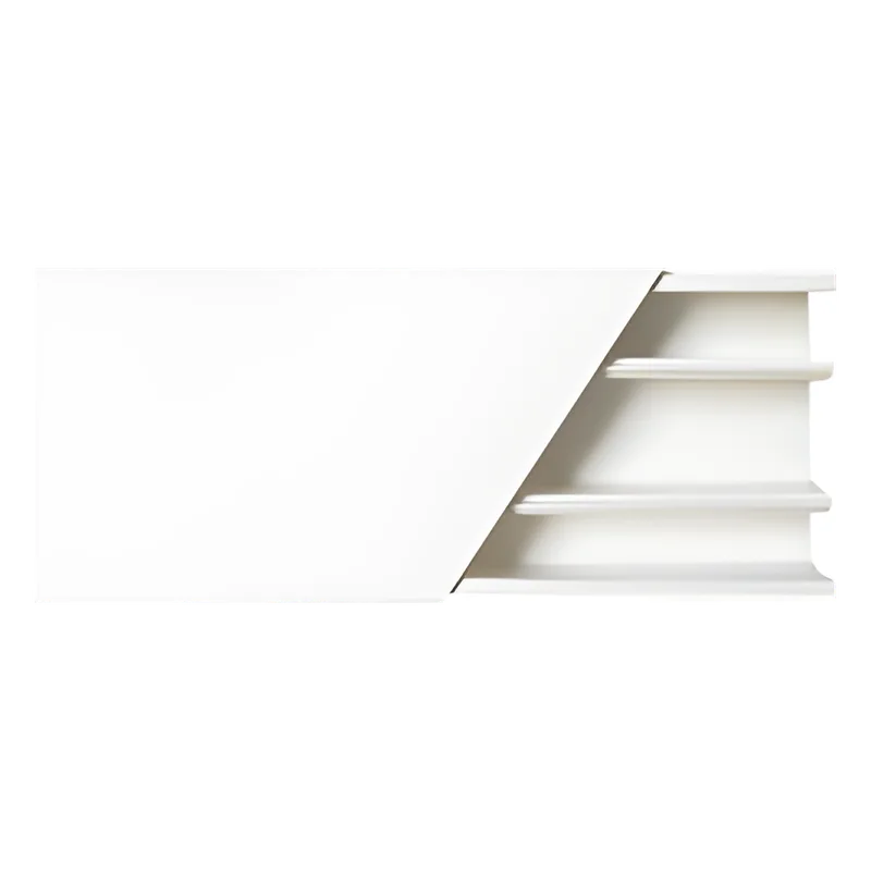 Canaleta color blanco de 3 vías, de PVC auto extinguible, 60 x 25 x tramo 2.5m (5401-01250) THORSMAN TMK-2560