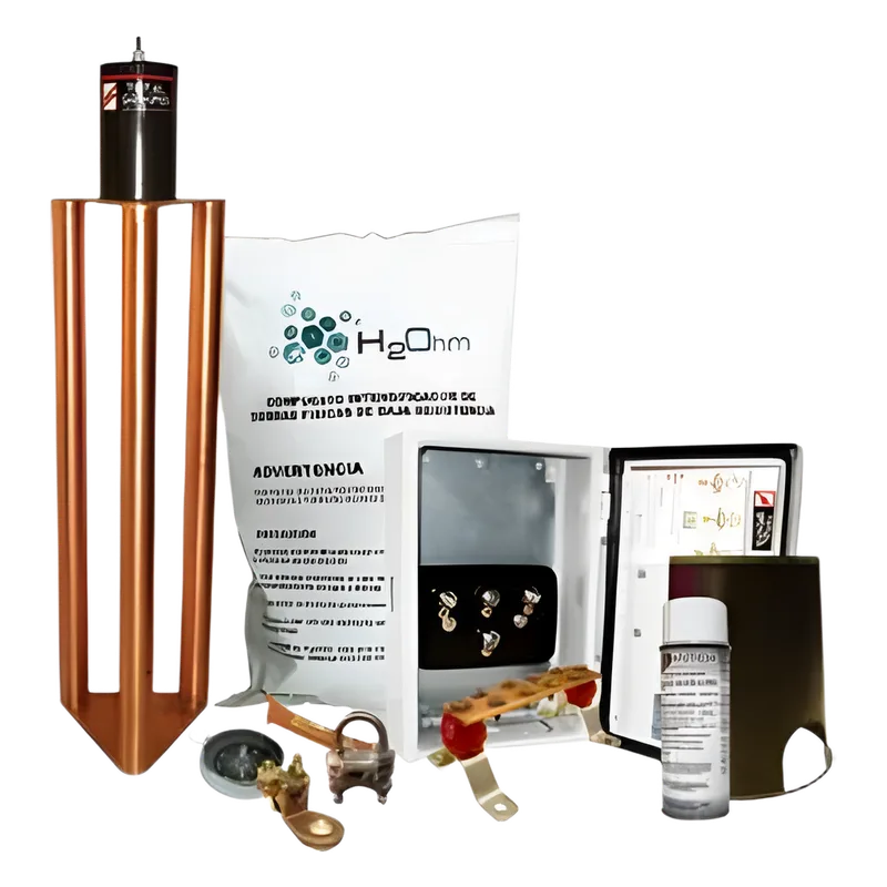 Kit de Tierra Física Con Electrodo Magnetoactivo Capacidad Max: 400 AMP TOTAL GROUND KIT-MASTER-400K