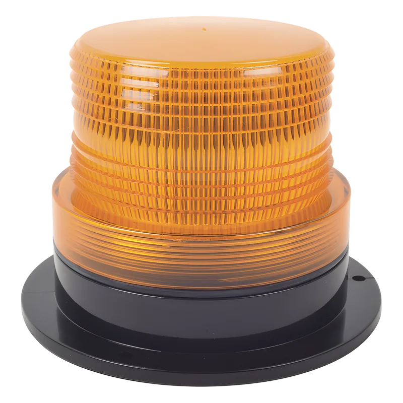 Burbuja brillante de Larga Vida Útil con 8 LEDs, color ámbar, domo ámbar, 12Vcd EPCOM INDUSTRIAL SIGNALING X126-A