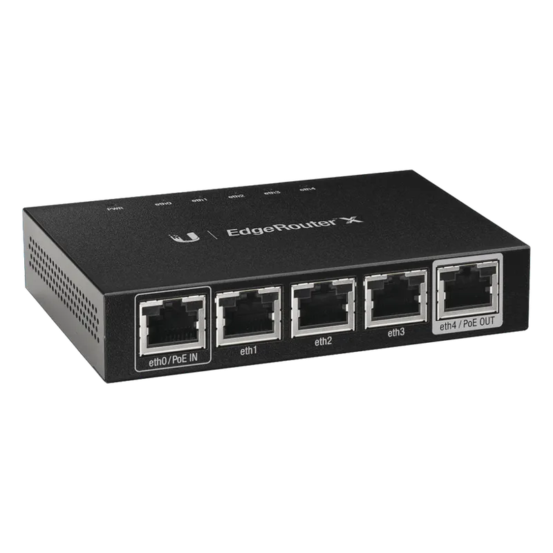 EdgeRouter X de 5 puertos Gigabit con funciones avanzadas de ruteo UBIQUITI ER-X