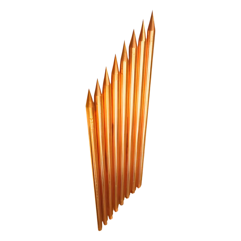 Varilla de Acero con Recubrimiento de Cobre Diámetro 1/2" de 3m de Largo TOTAL GROUND TG-VAR-3012