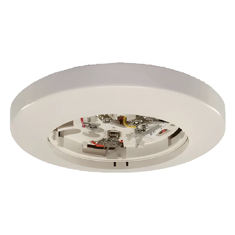 Base enchufable para detectores de humo fotoeléctrico e iónico serie 2151/1151, 4 hilos, con relé auxiliar y salida para anunciador remoto SYSTEM SENSOR B114-LPBT