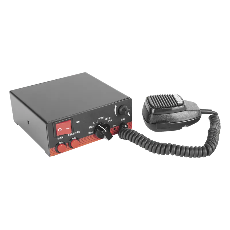 Sirena Vehicular de 200W de Potencia, Con Switch Giratorio de 6 posiciones, Micrófono de Uso Rudo e Interconexión a Radio EPCOM INDUSTRIAL SIGNALING X-ELS-200