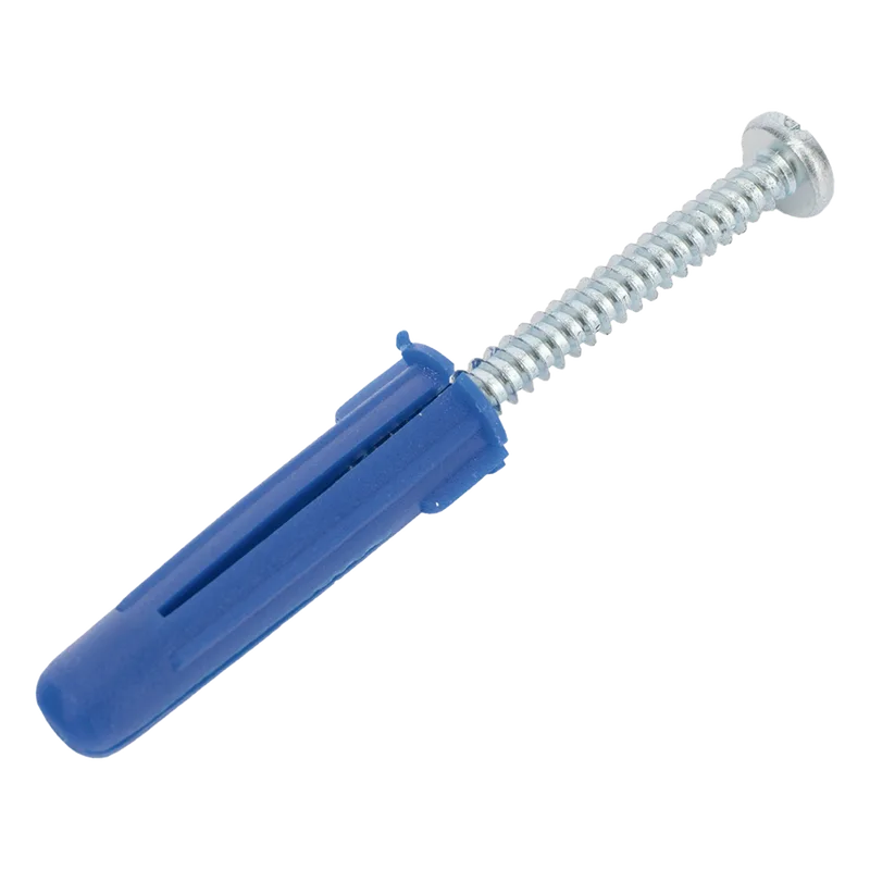 Paquete de 6 taquetes azul 2" y 6 tornillos 12mm x 2" (1105-05002) THORSMAN TP-3-KIT