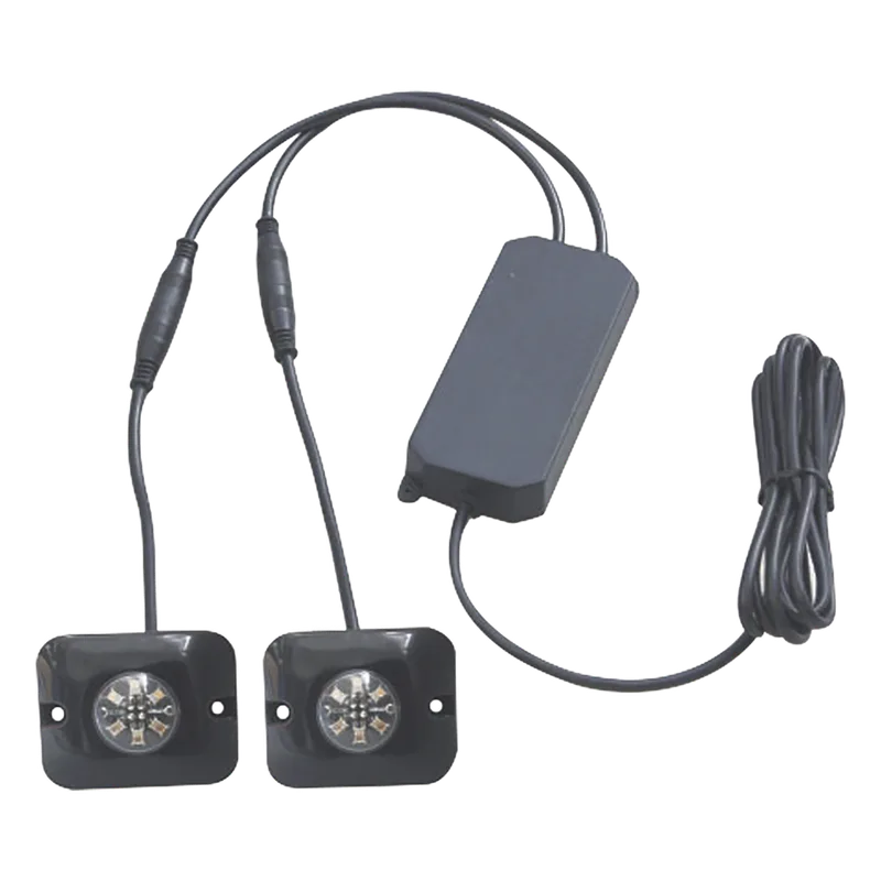 Estrobos Ocultos de 6 LED, Color ámbar EPCOM INDUSTRIAL SIGNALING X12A