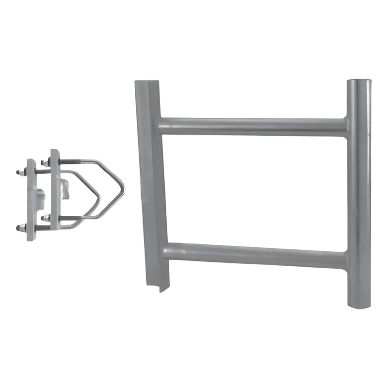 Montaje de Soporte Lateral en Forma de H para Instalar Antenas Colineales de Fibra de Vidrio a una Separación de 38 cm. de la Torre. TELEWAVE, INC ANTM-433