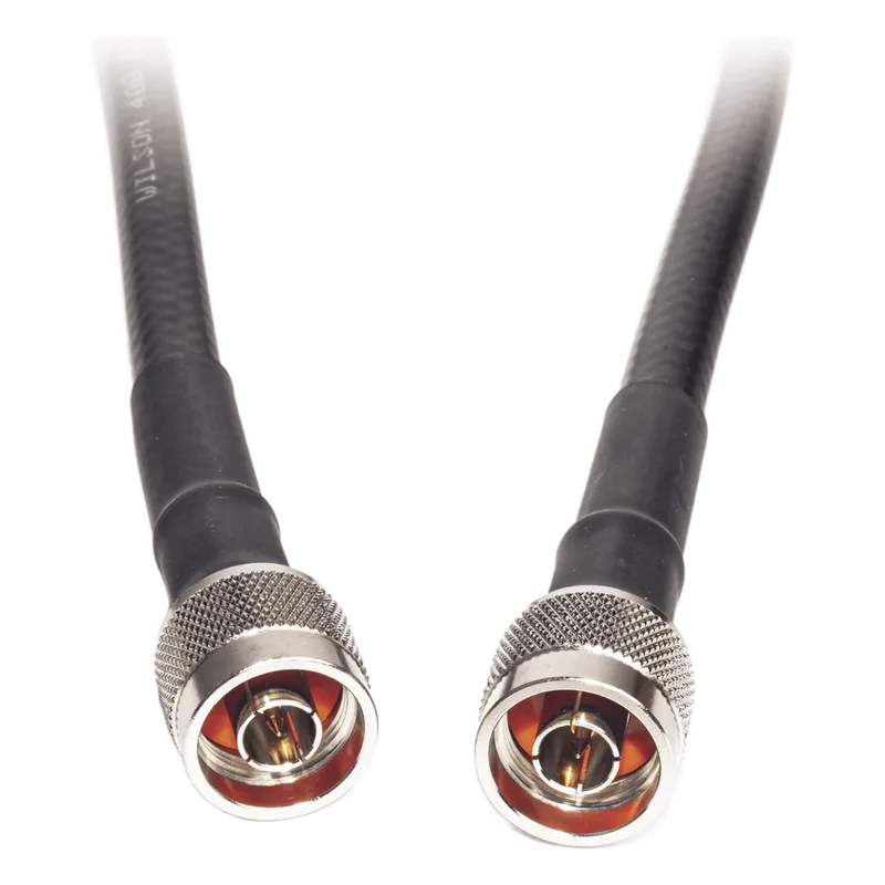 Jumper Coaxial con Cable Wilson-400 | Conector N Macho en los Extremos | 60 Centímetros (23.62 Pulgadas) de Longitud WILSONPRO / WEBOOST 952-302