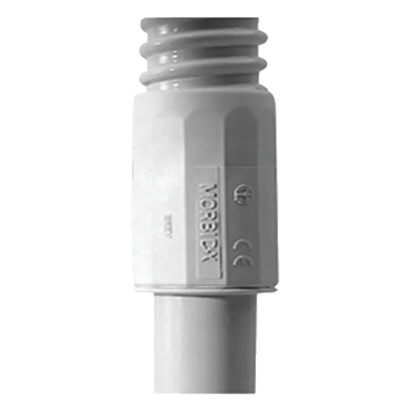 Conector (Racor) de tubería rígida a tubería flexible (Diflex), PVC Auto-Extinguible, 20 mm, IP65 GEWISS DX-43-420