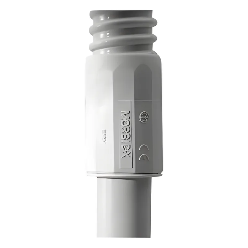 Conector (Racor) de tubería rígida a tubería flexible (Diflex), PVC Auto-Extinguible, 32 mm, IP65 GEWISS DX-43-432