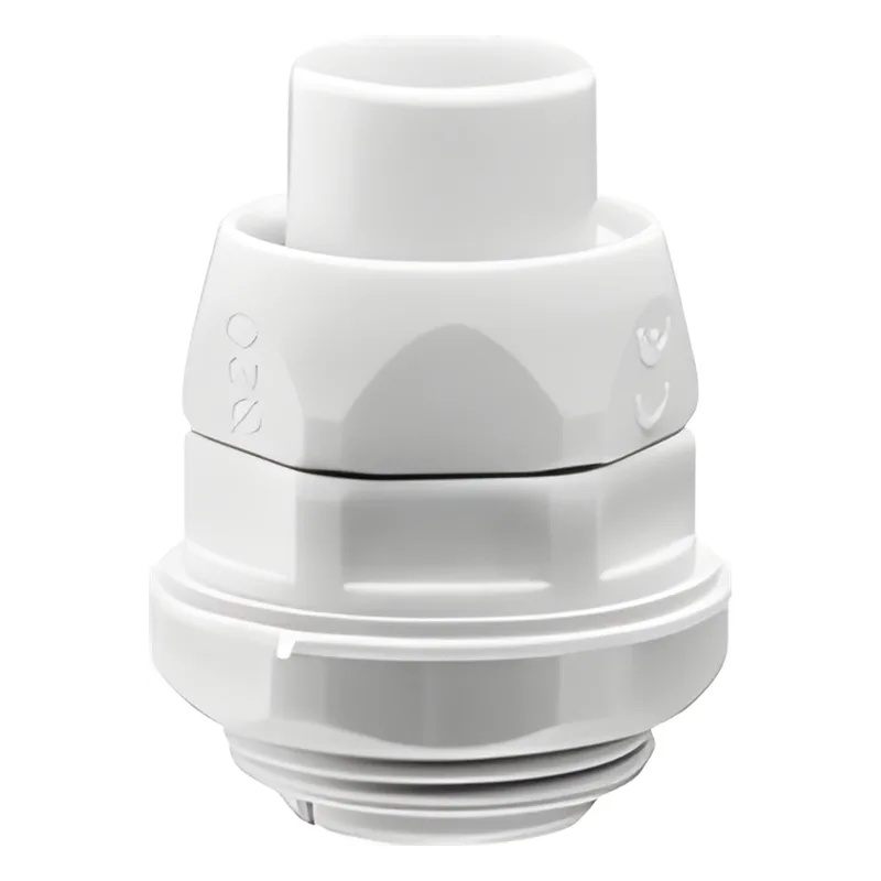 Conector (Racor) de tubería flexible a caja, PVC Auto-Extinguible de 16 mm, IP55 GEWISS DX-54-016