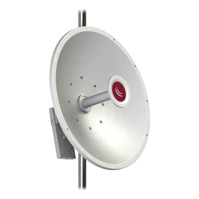 (mANT30 PA) Antena direccional 4.7 - 5.8 GHz, 30dBi de ganancia conector SMA Hembra. Con montaje de alineación de precisión MIKROTIK MTAD-5G-30D3-PA