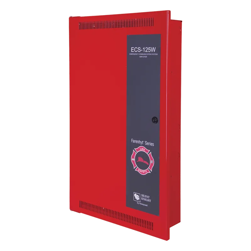 Amplificador Inteligente de 125 Watts para Sistema de Evacuación por Voz, con Fuente de Alimentación y Respaldo de Batería SILENT KNIGHT BY HONEYWELL ECS125W