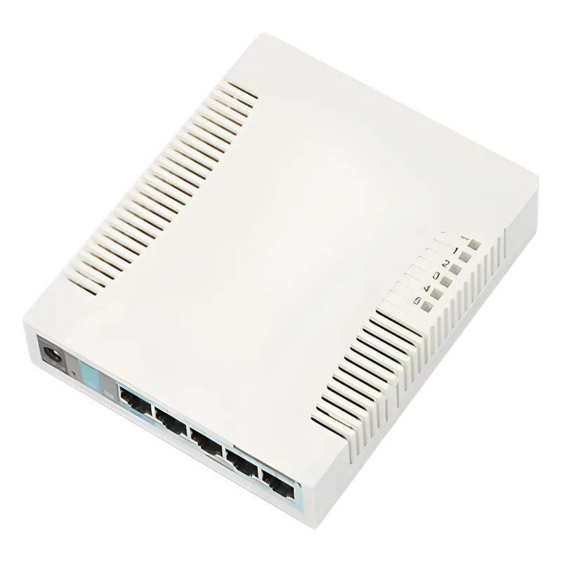Switch Mikrotik 5 puertos Gigabit Ethernet y 1 SFP RB260GS