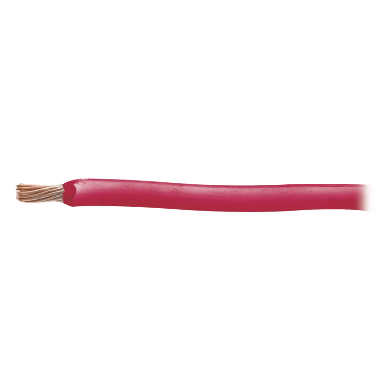 Cable 8 awg color rojo,Conductor de cobre suave cableado. Aislamiento de PVC, auto extinguible. ((Venta por Metro) INDIANA SLY-296-RED