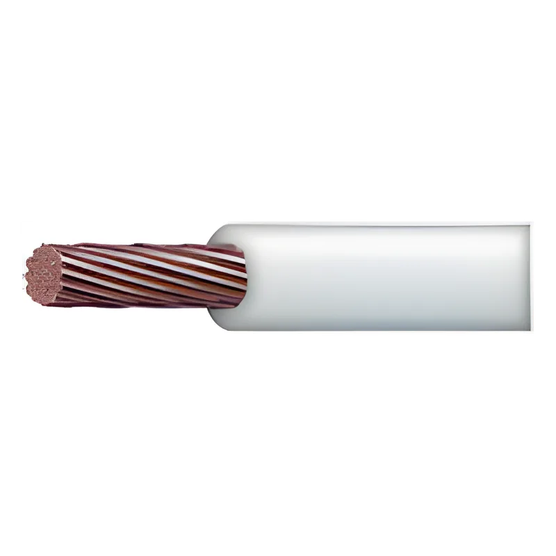Cable THW-LS / Calibre 10 AWG / 19 Hilos / Color Blanco / Venta por Metro INDIANA SLY-304-WHT