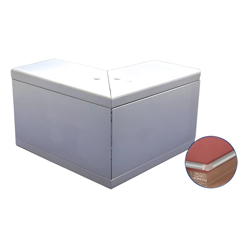 Esquinero exterior de aluminio, para canaleta INKA100 (8110-80001) THORSMAN INKA-100-EE